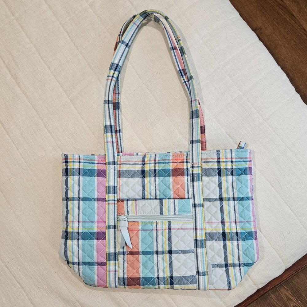 Vera Bradley Multi-Compartment Small Bag - Pastel Plaid